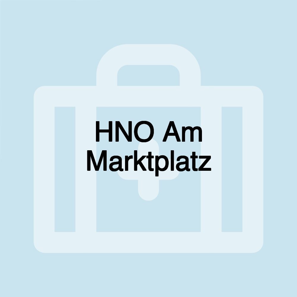 HNO Am Marktplatz