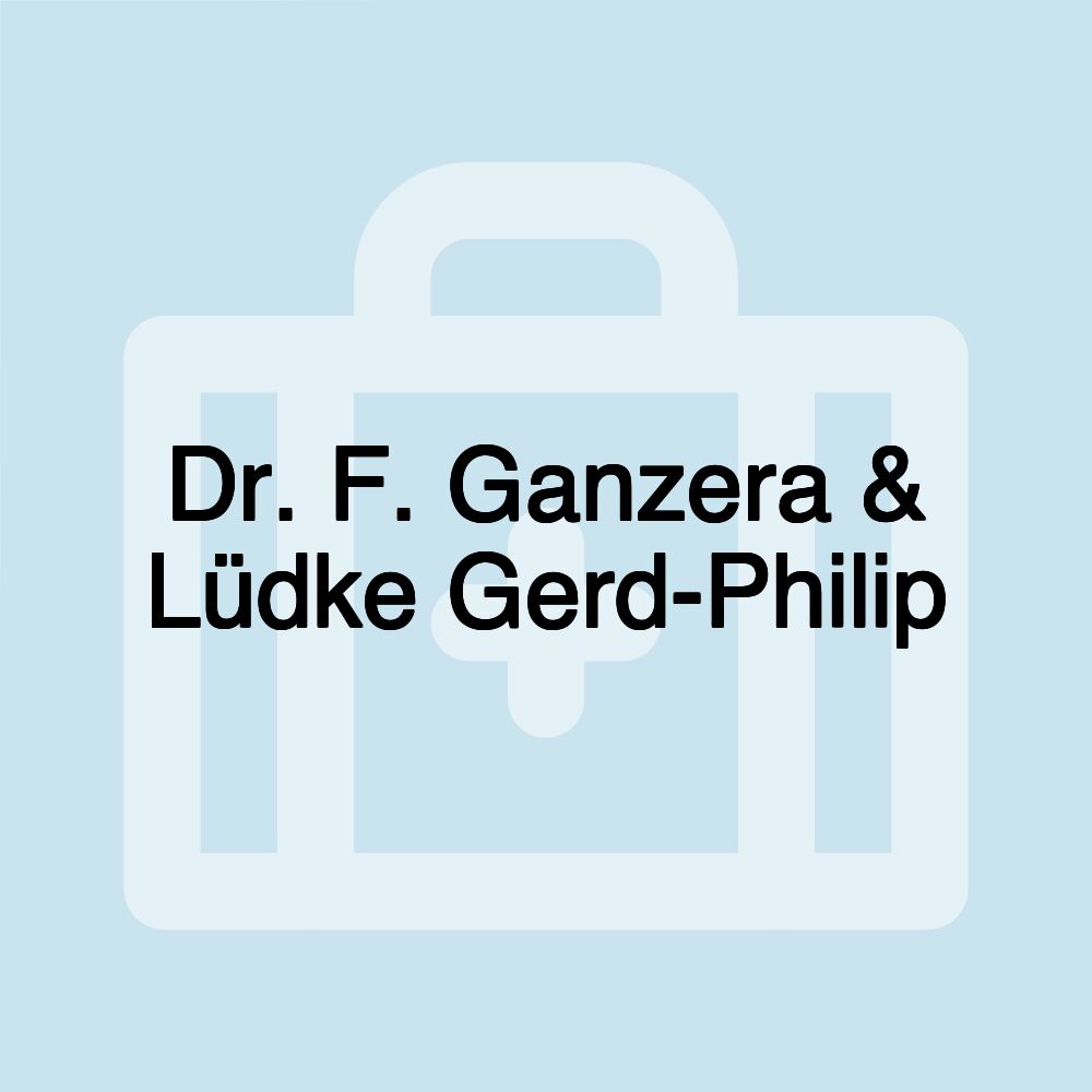 Dr. F. Ganzera & Lüdke Gerd-Philip