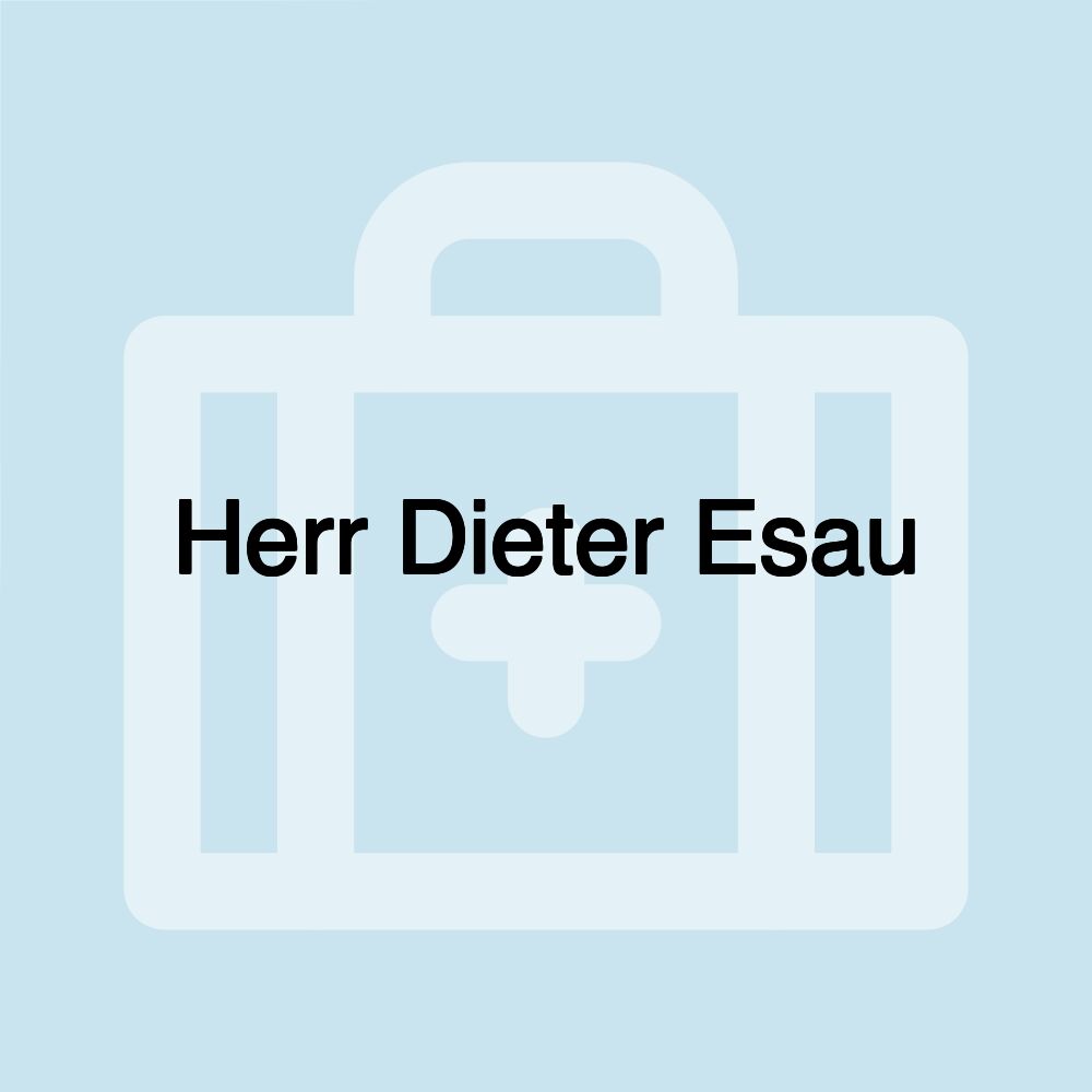 Herr Dieter Esau