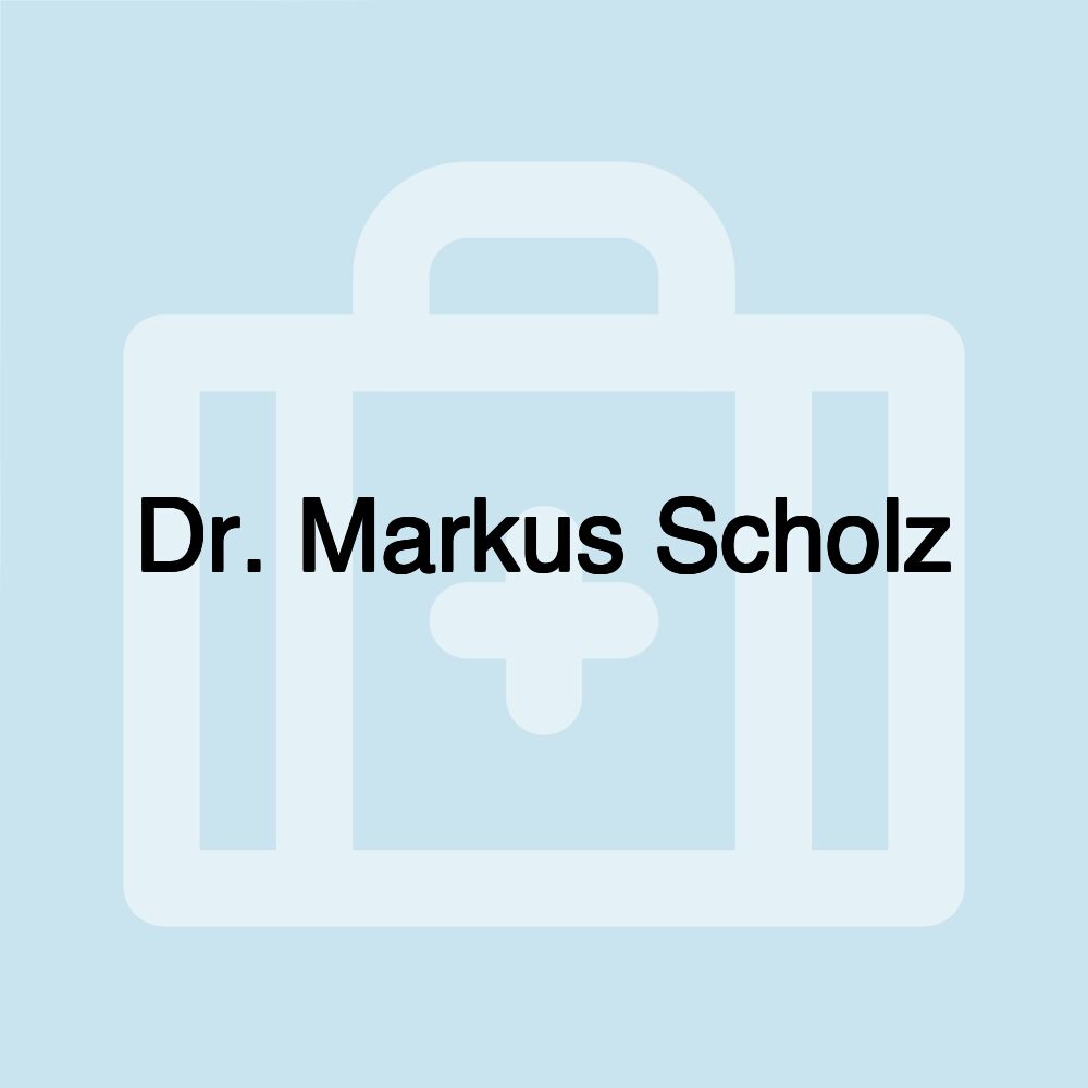 Dr. Markus Scholz