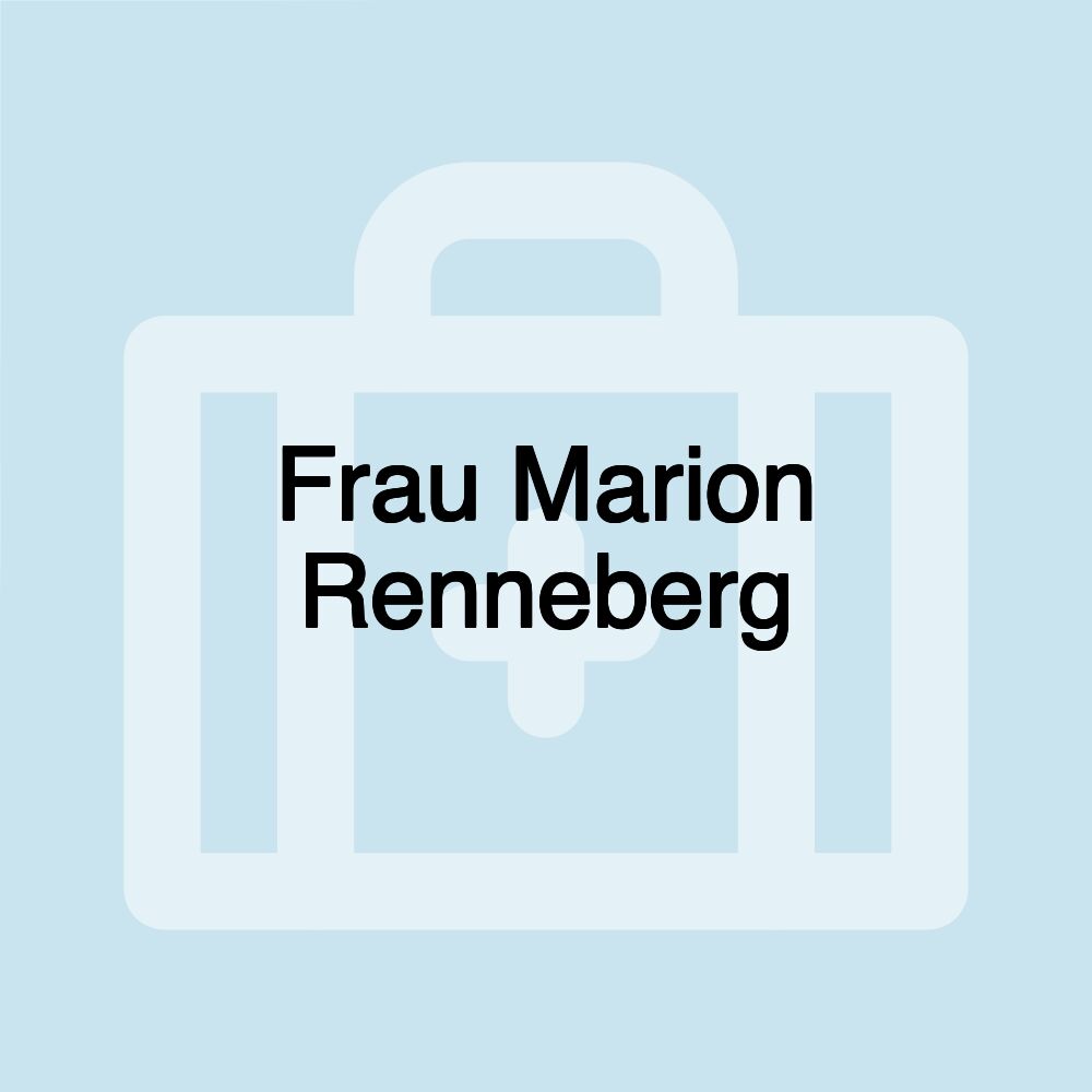 Frau Marion Renneberg