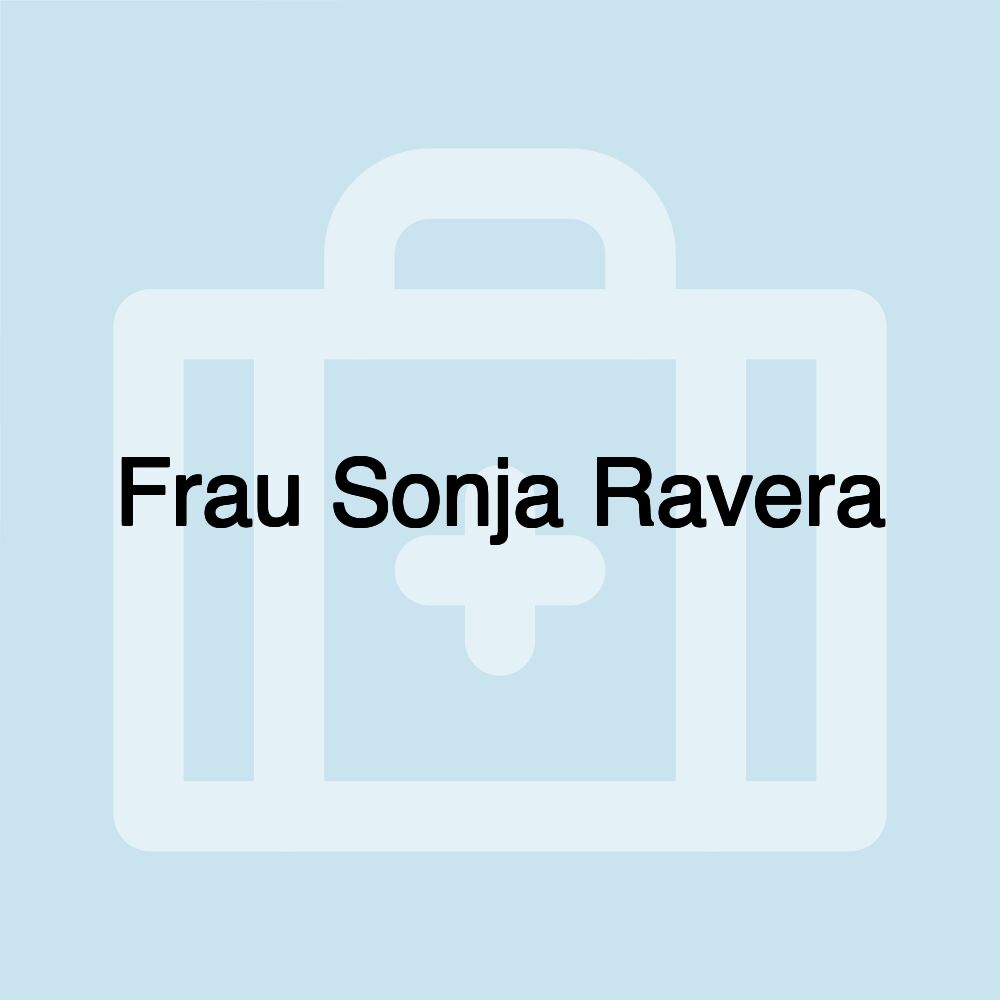 Frau Sonja Ravera