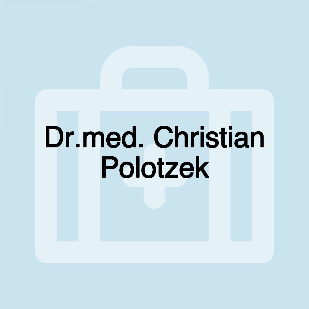 Dr.med. Christian Polotzek