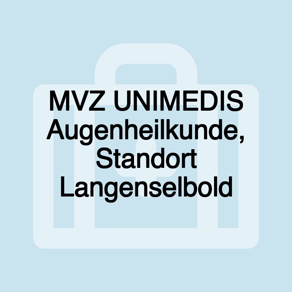 MVZ UNIMEDIS Augenheilkunde, Standort Langenselbold