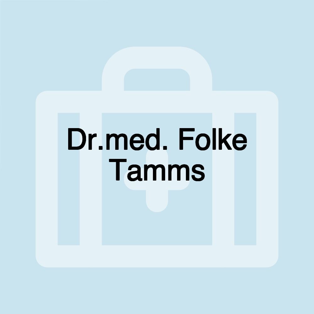 Dr.med. Folke Tamms