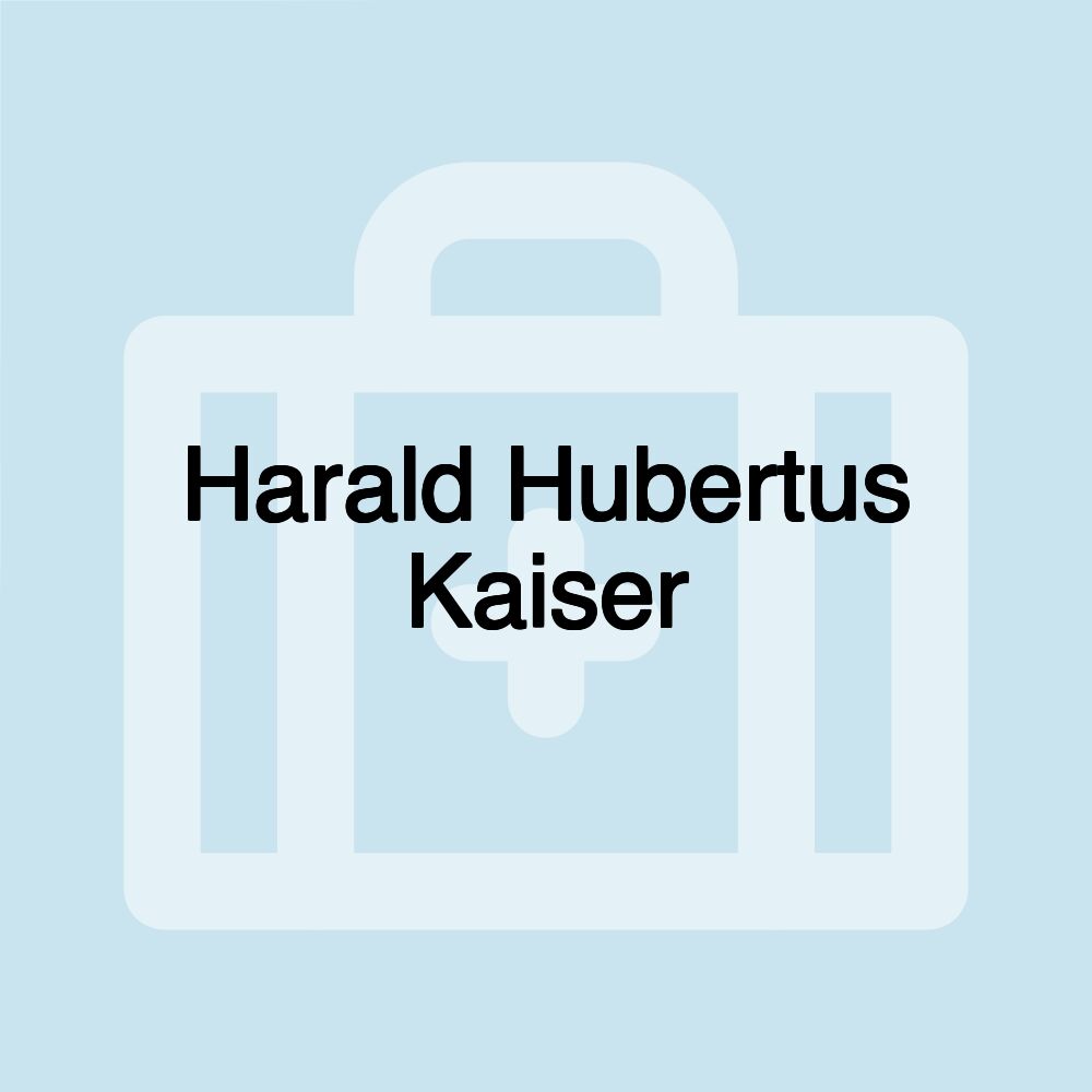 Harald Hubertus Kaiser