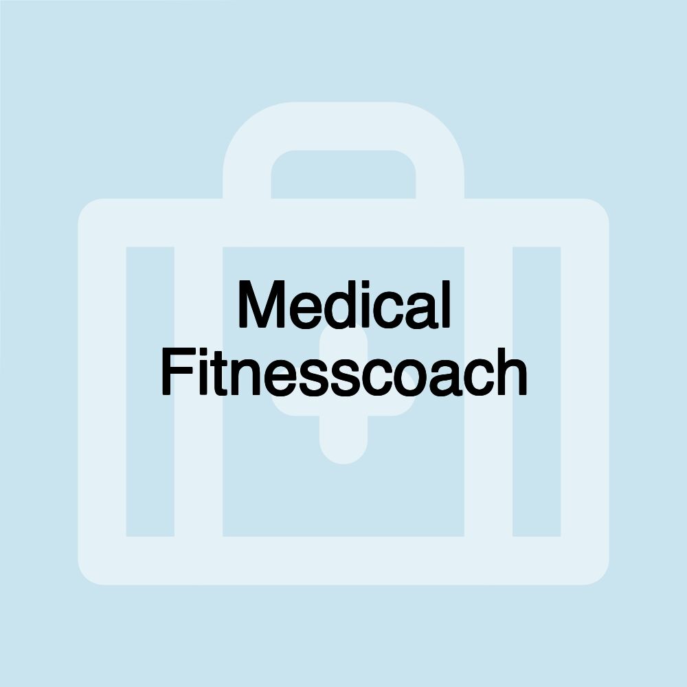 Medical Fitnesscoach