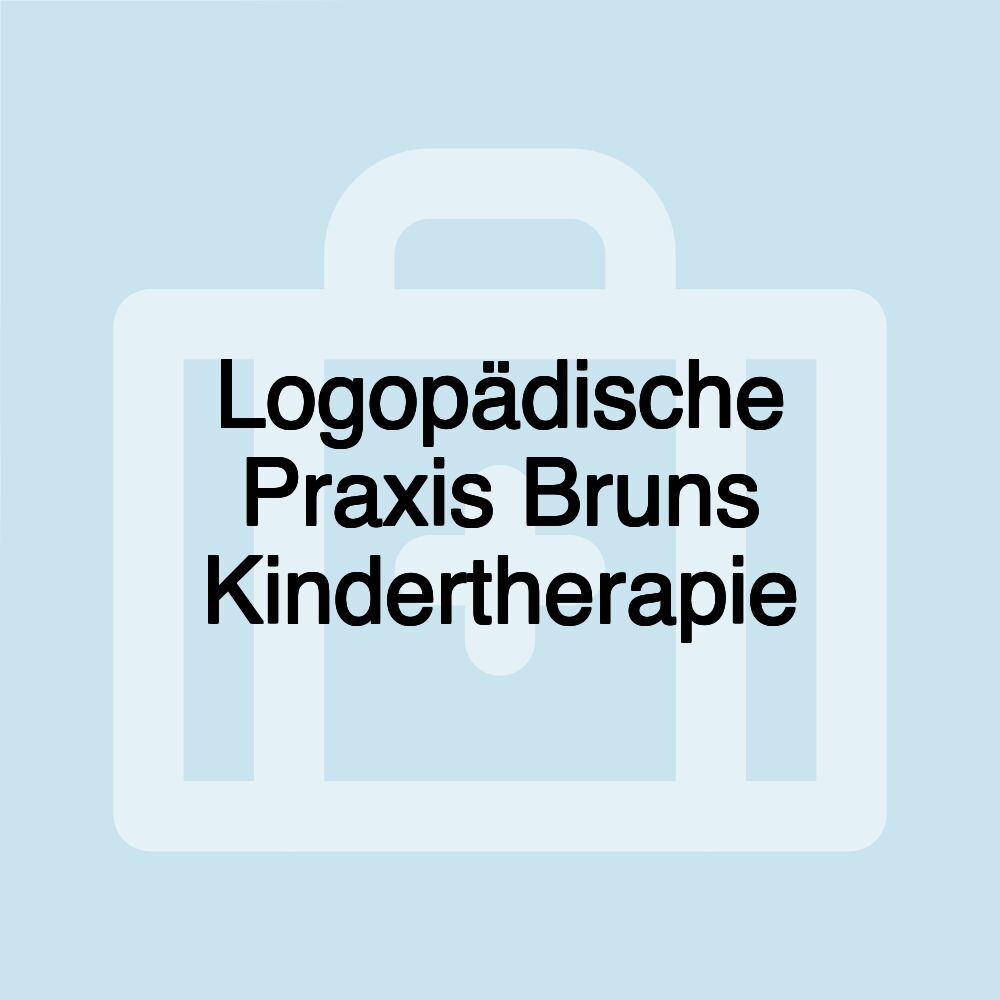 Logopädische Praxis Bruns Kindertherapie