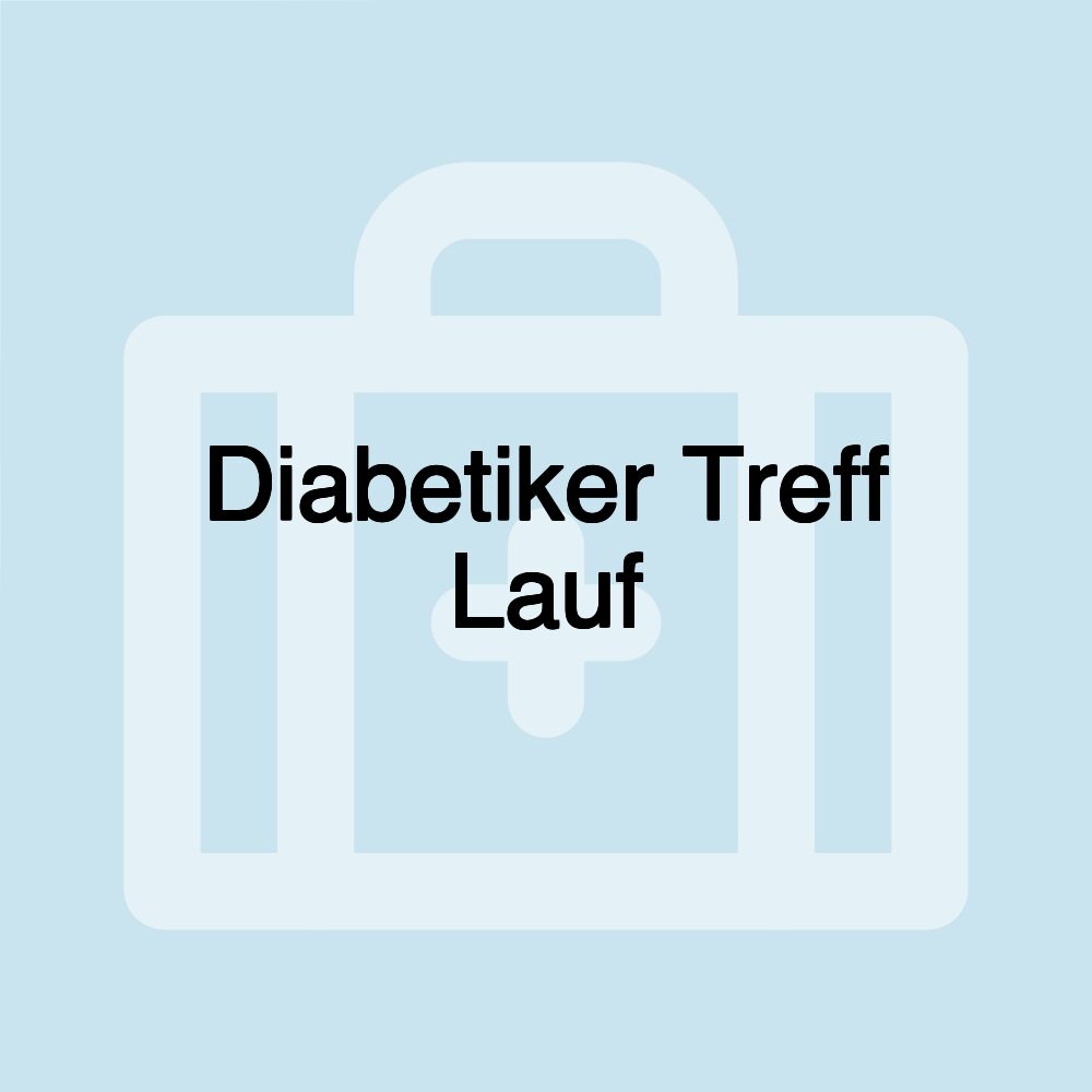 Diabetiker Treff Lauf