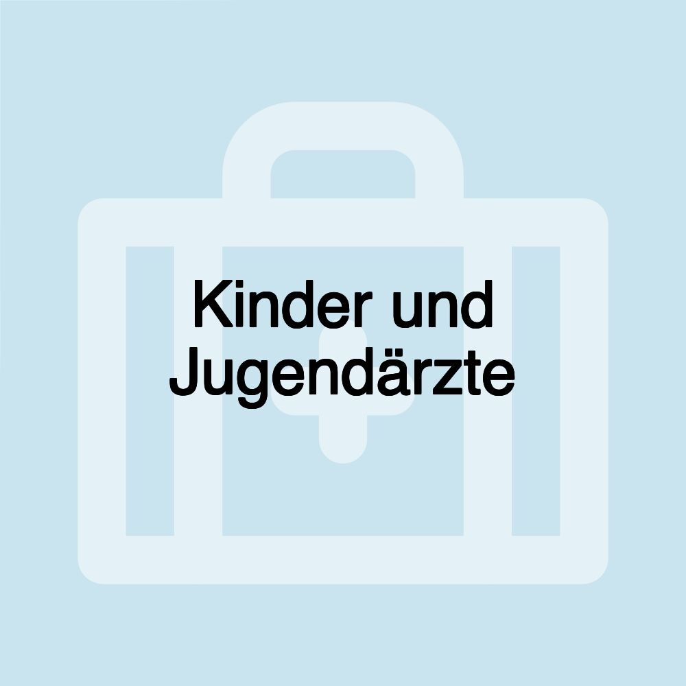 Kinder und Jugendärzte