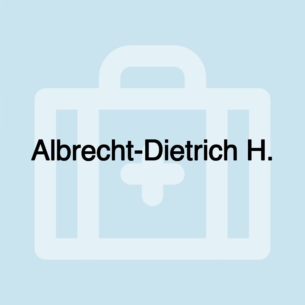 Albrecht-Dietrich H.