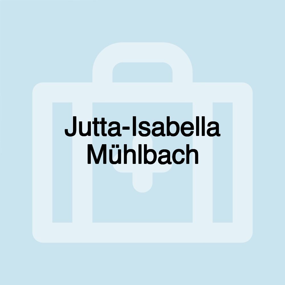 Jutta-Isabella Mühlbach