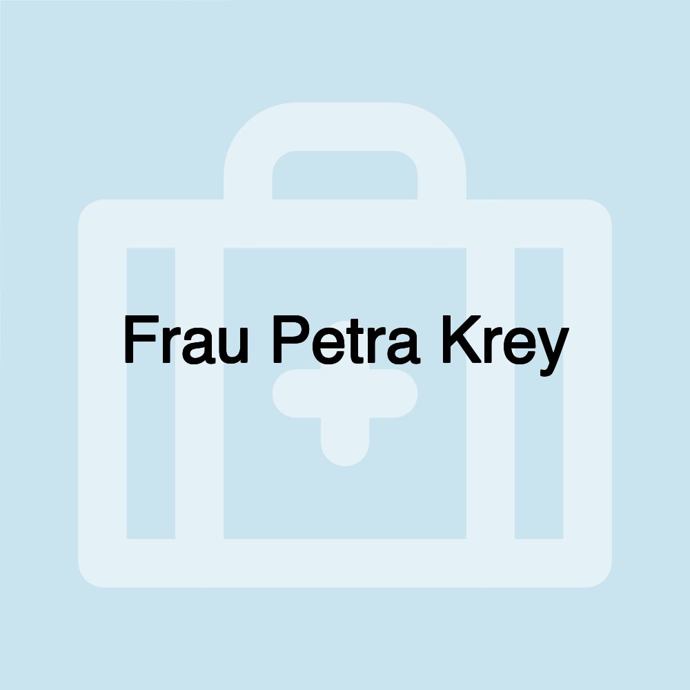 Frau Petra Krey