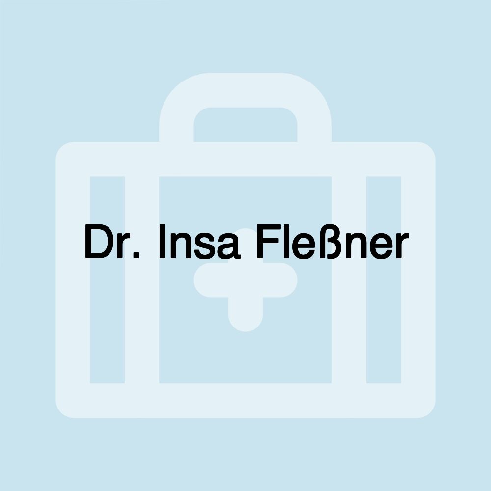 Dr. Insa Fleßner