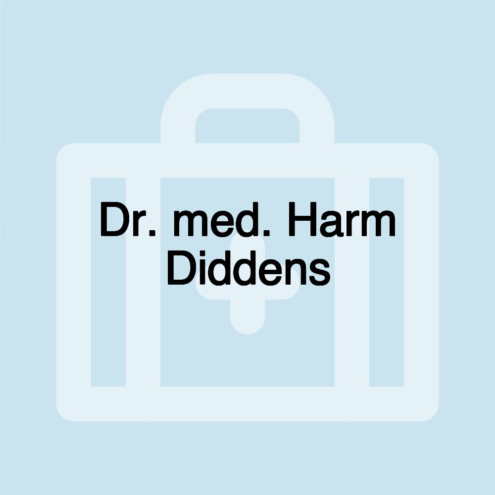 Dr. med. Harm Diddens