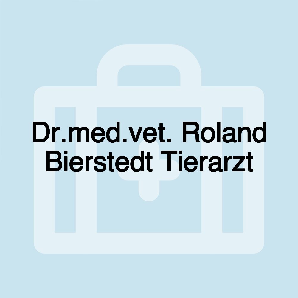 Dr.med.vet. Roland Bierstedt Tierarzt