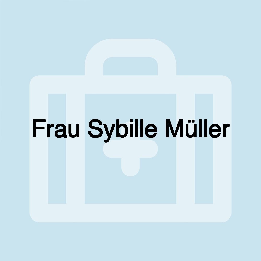 Frau Sybille Müller