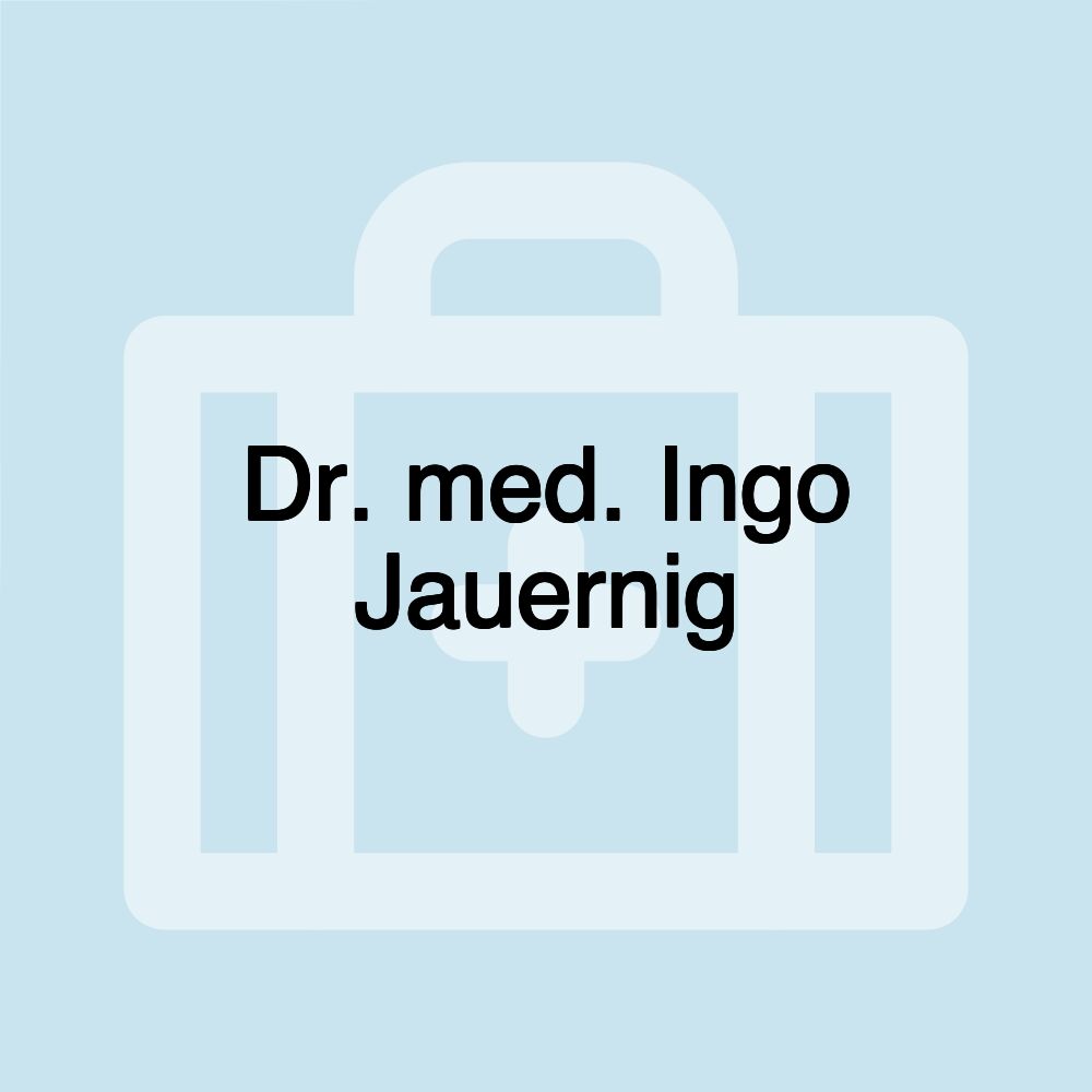 Dr. med. Ingo Jauernig