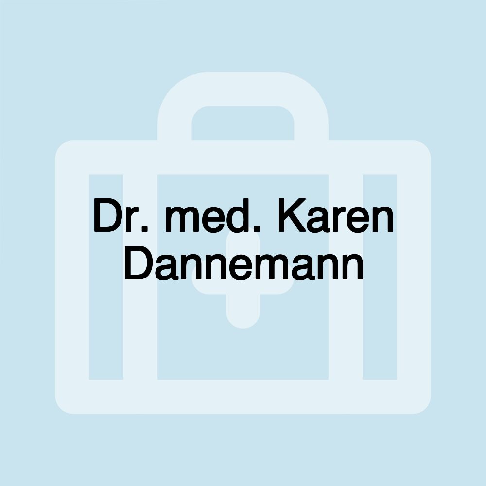 Dr. med. Karen Dannemann