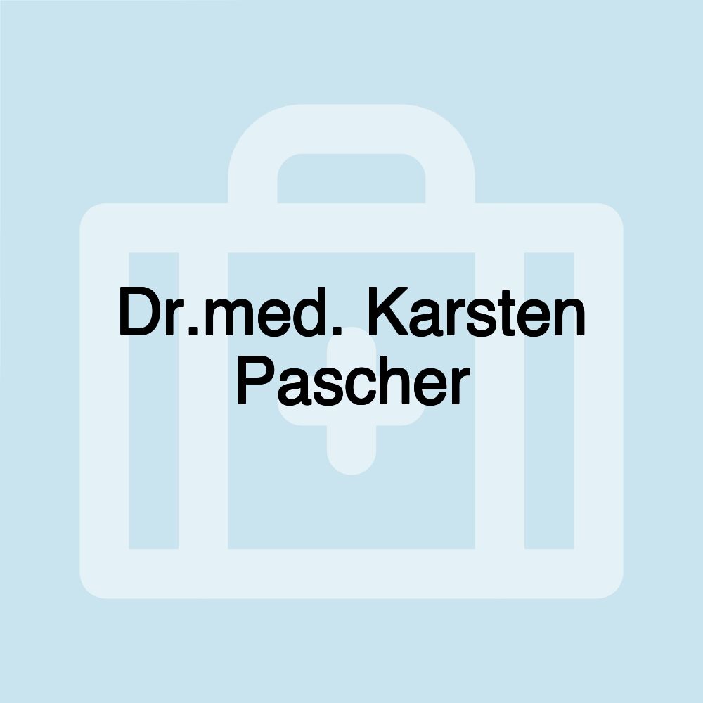 Dr.med. Karsten Pascher