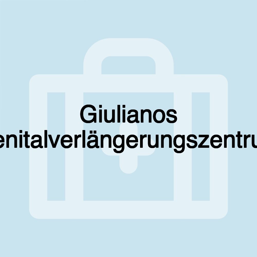 Giulianos Genitalverlängerungszentrum