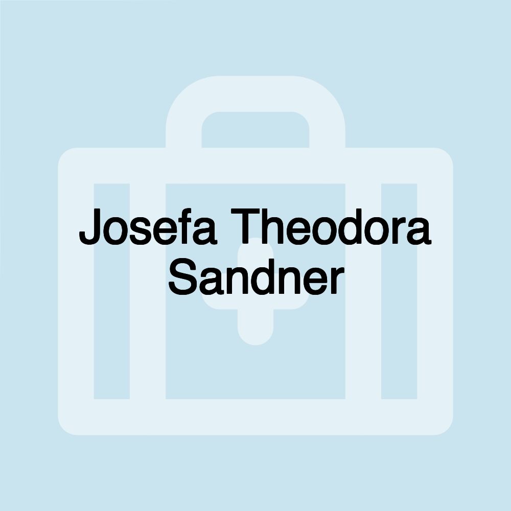 Josefa Theodora Sandner