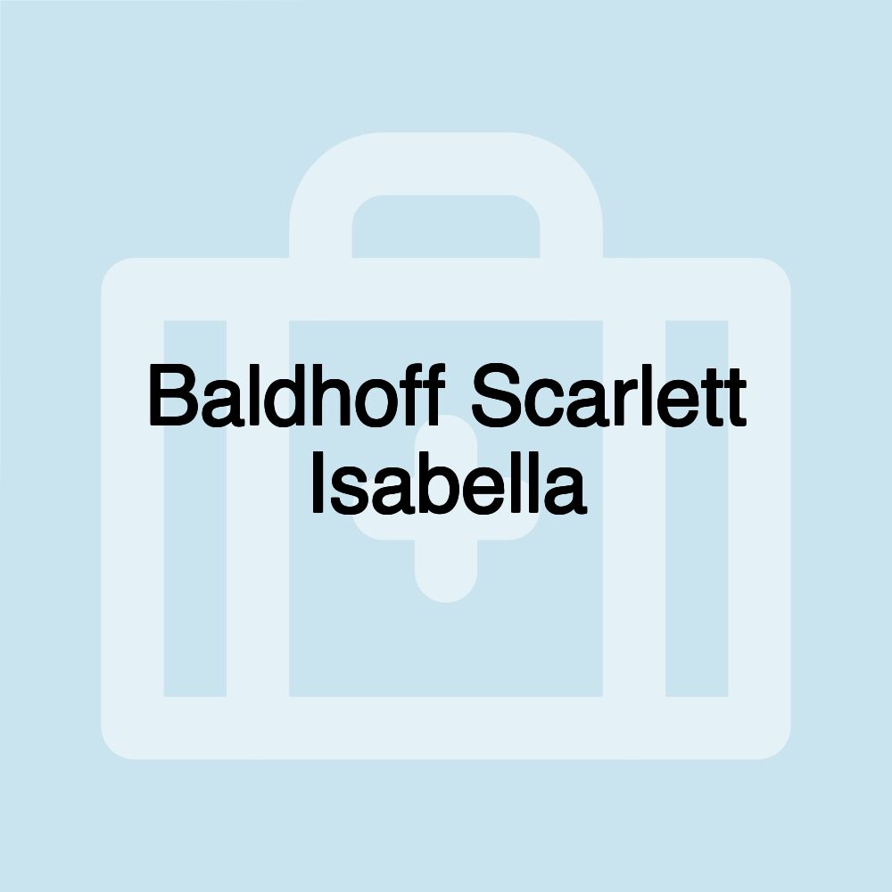 Baldhoff Scarlett Isabella