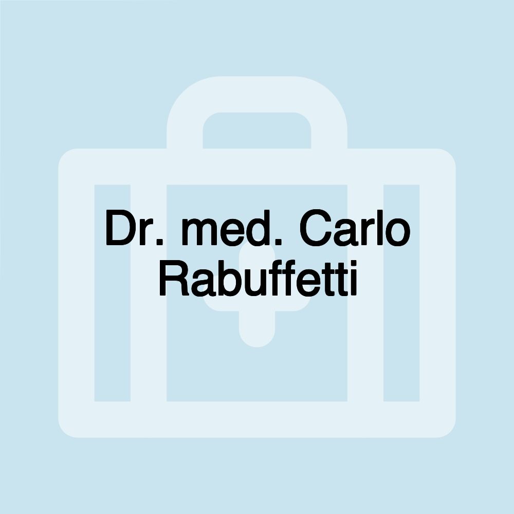 Dr. med. Carlo Rabuffetti