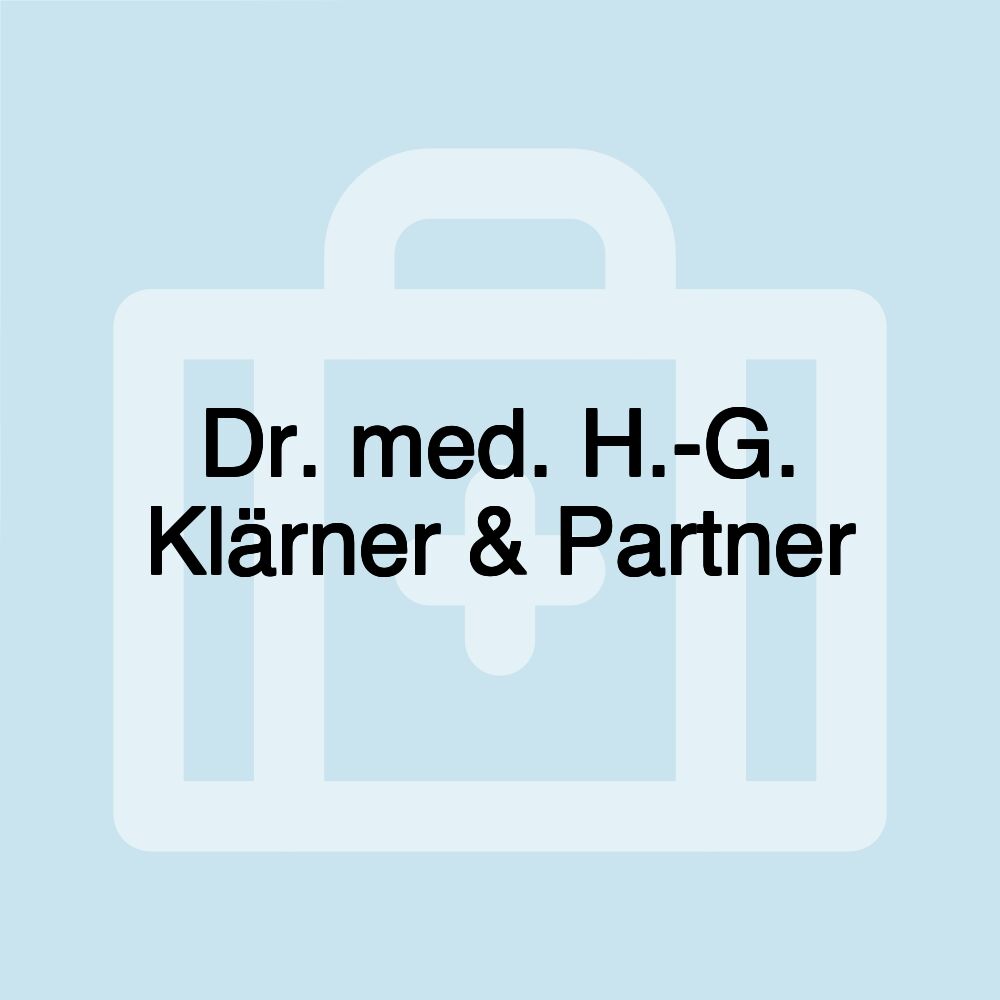 Dr. med. H.-G. Klärner & Partner