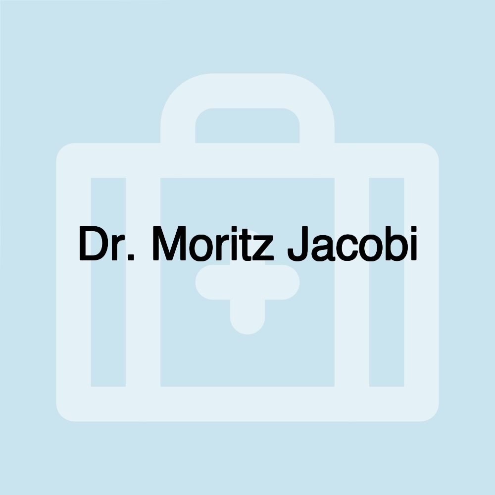 Dr. Moritz Jacobi