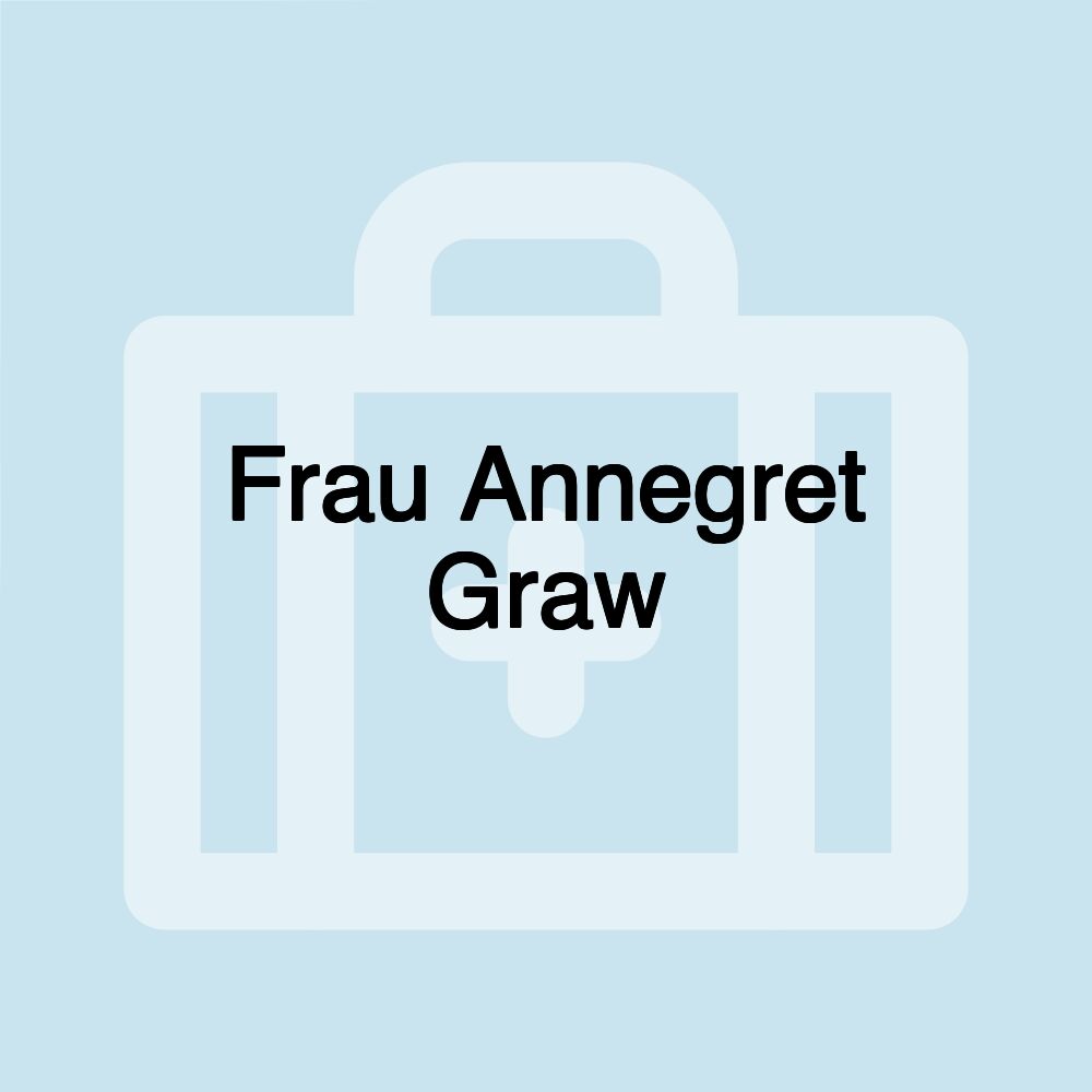 Frau Annegret Graw