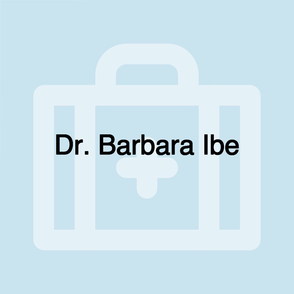 Dr. Barbara Ibe