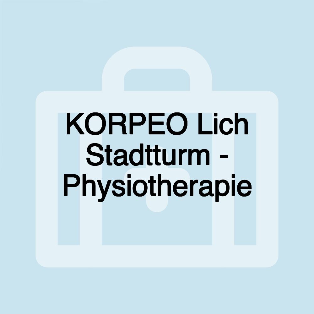 KORPEO Lich Stadtturm - Physiotherapie