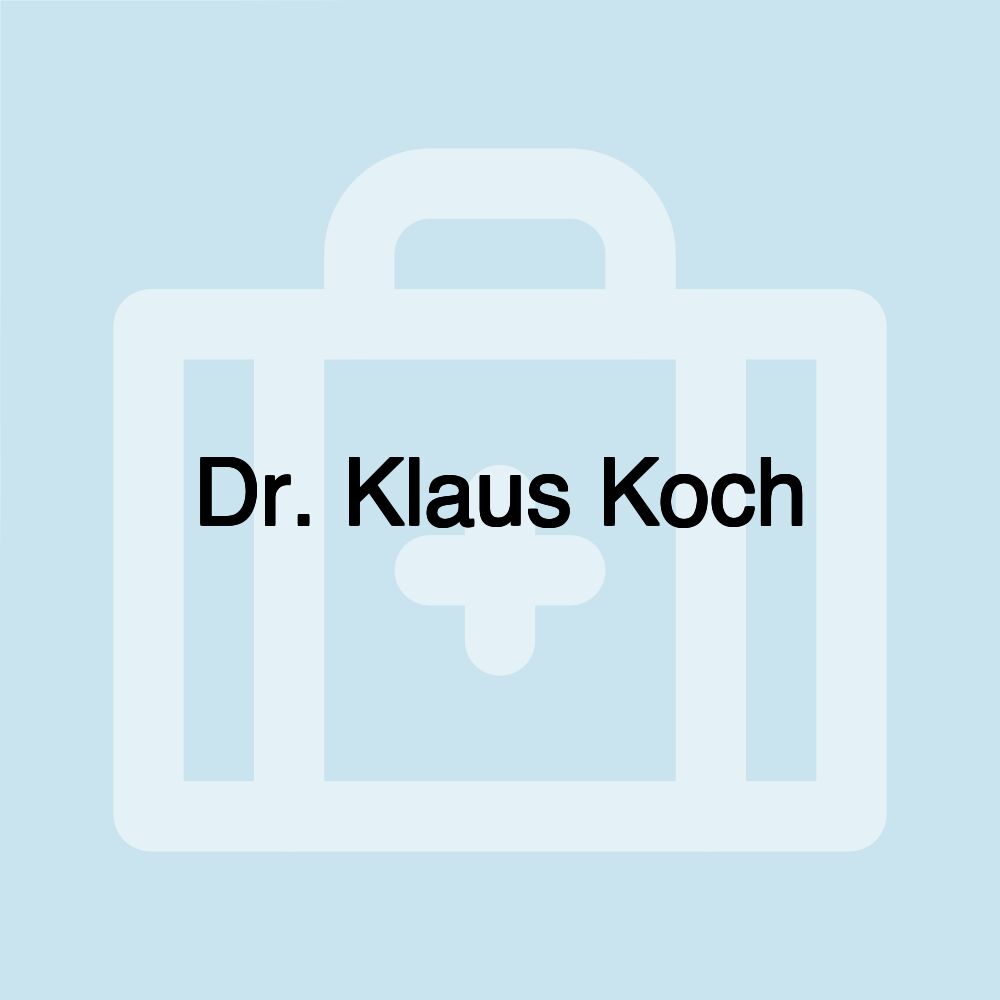 Dr. Klaus Koch