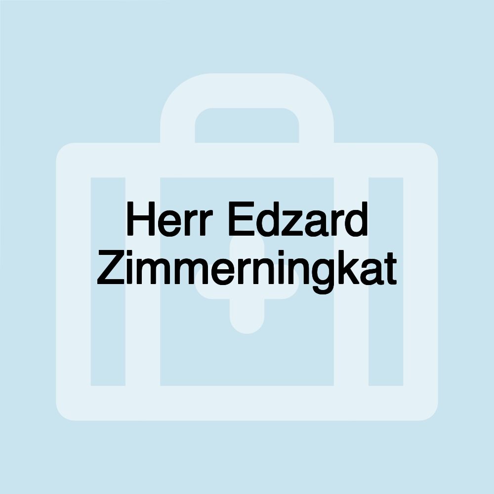 Herr Edzard Zimmerningkat