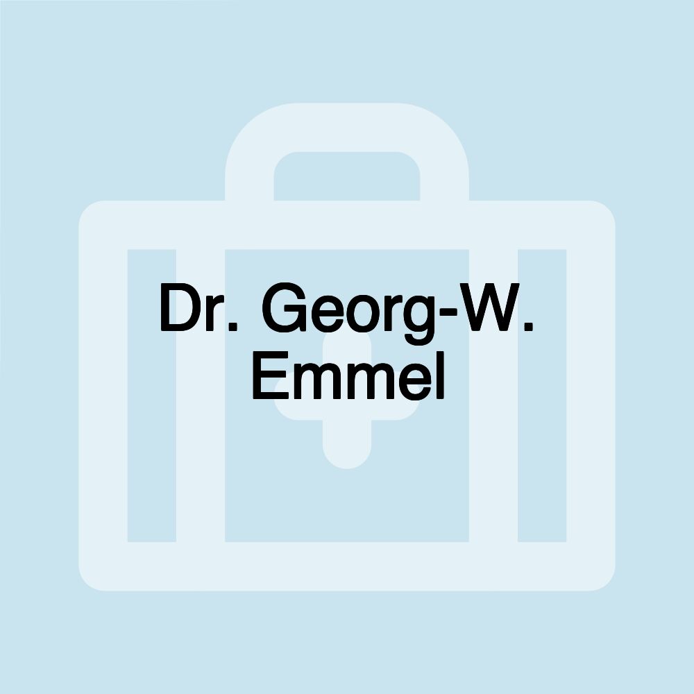 Dr. Georg-W. Emmel