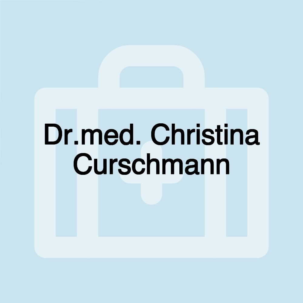 Dr.med. Christina Curschmann