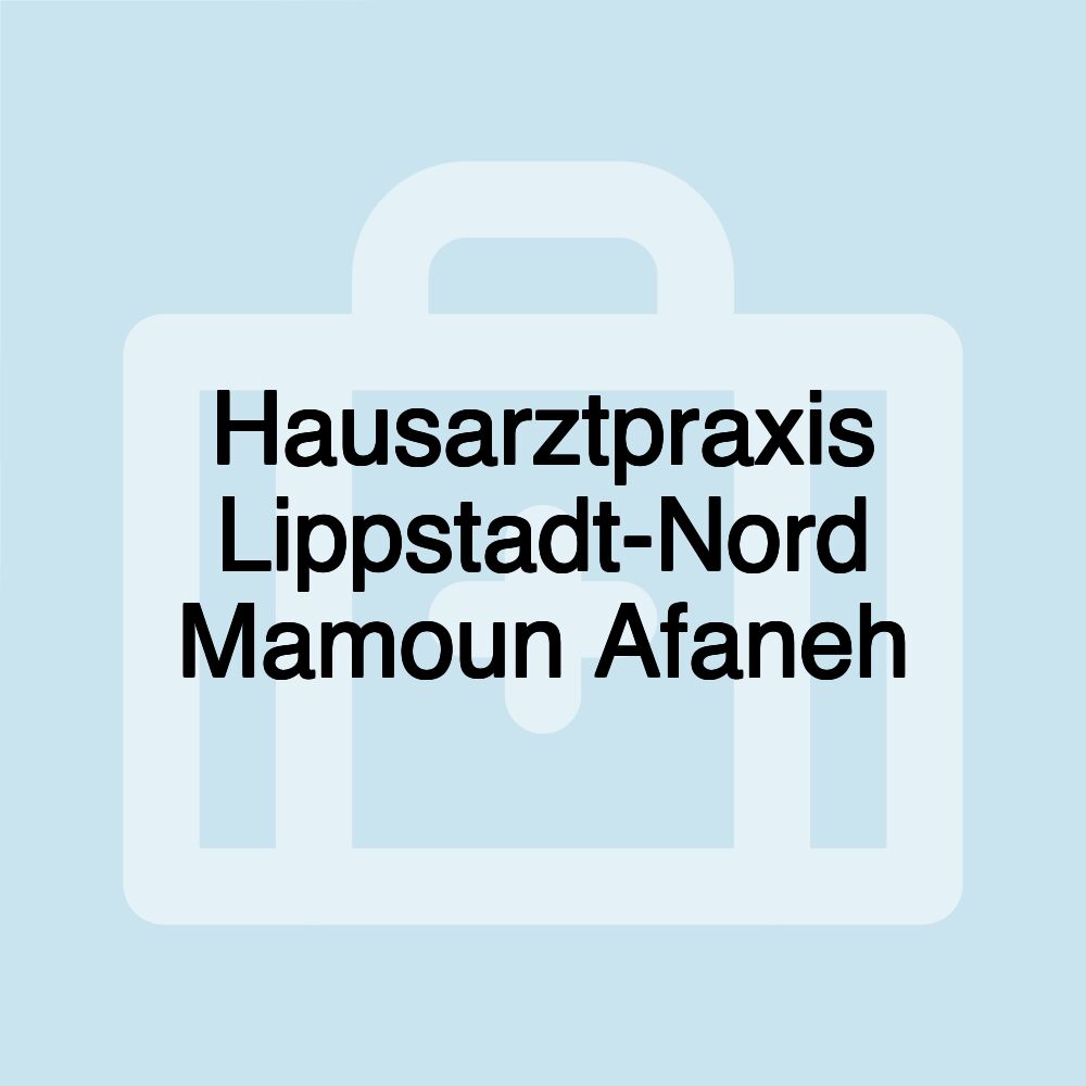 Hausarztpraxis Lippstadt-Nord Mamoun Afaneh