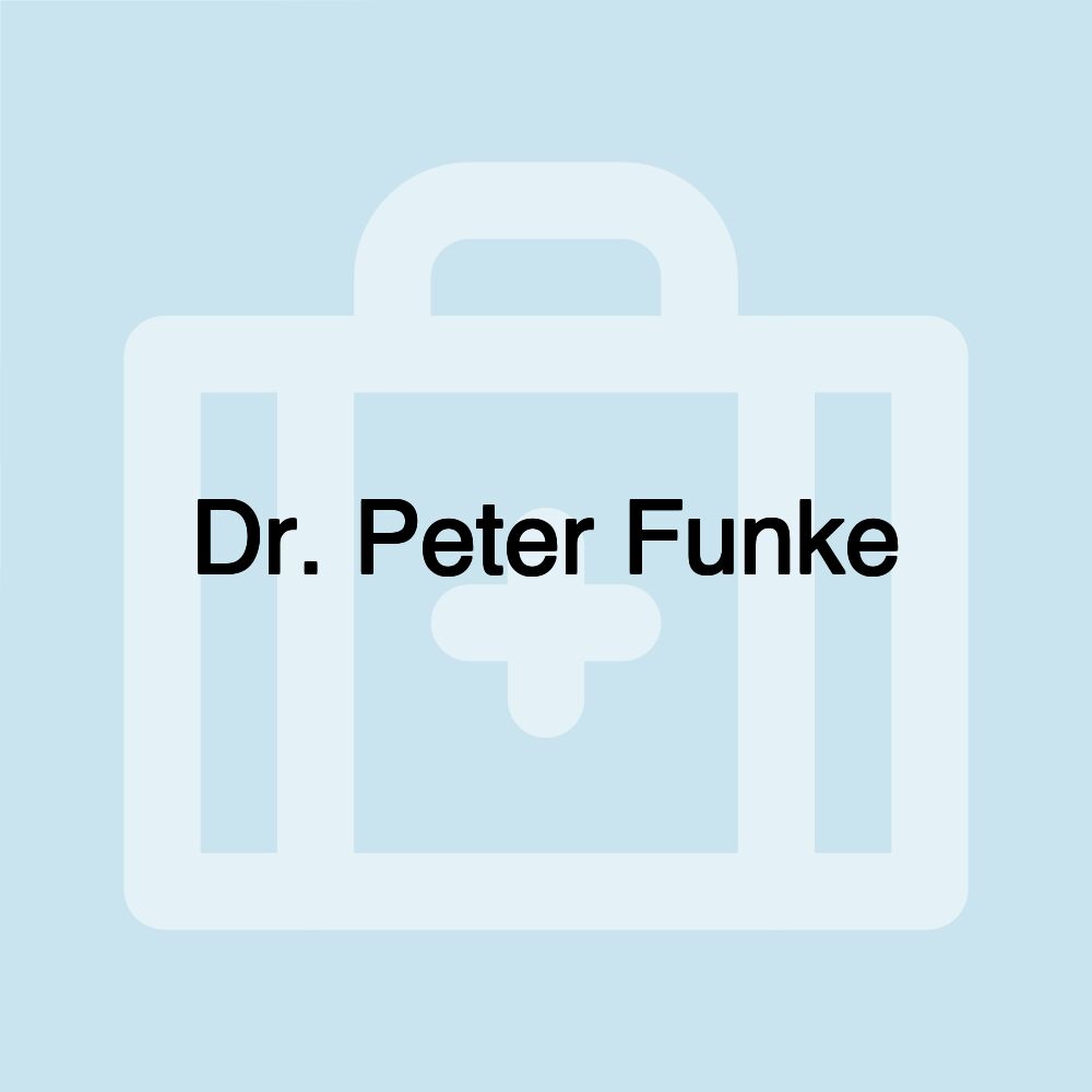 Dr. Peter Funke