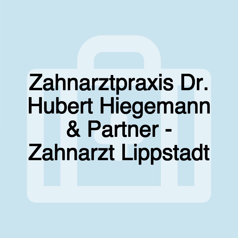 Zahnarztpraxis Dr. Hubert Hiegemann & Partner - Zahnarzt Lippstadt