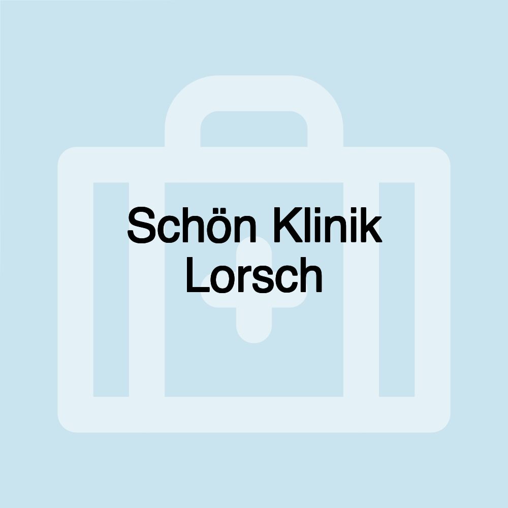 Schön Klinik Lorsch