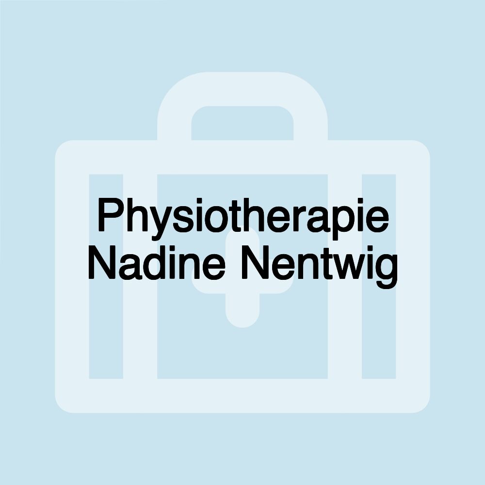 Physiotherapie Nadine Nentwig