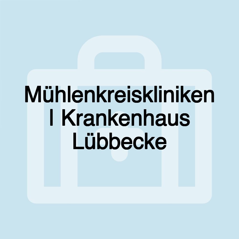 Mühlenkreiskliniken | Krankenhaus Lübbecke