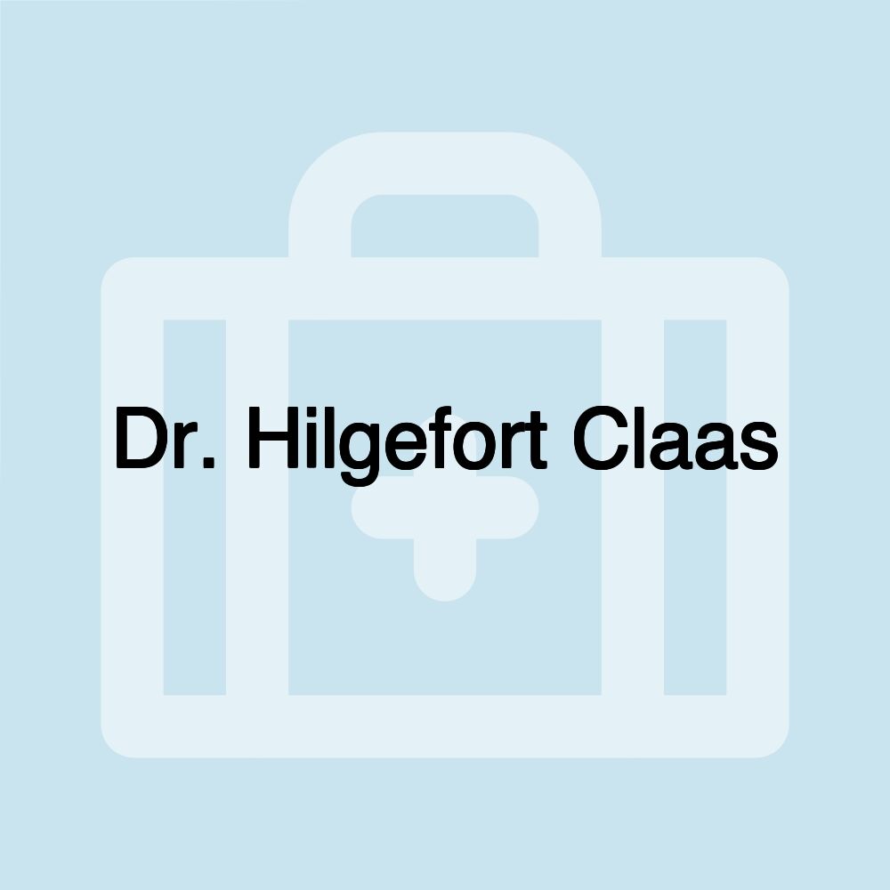 Dr. Hilgefort Claas