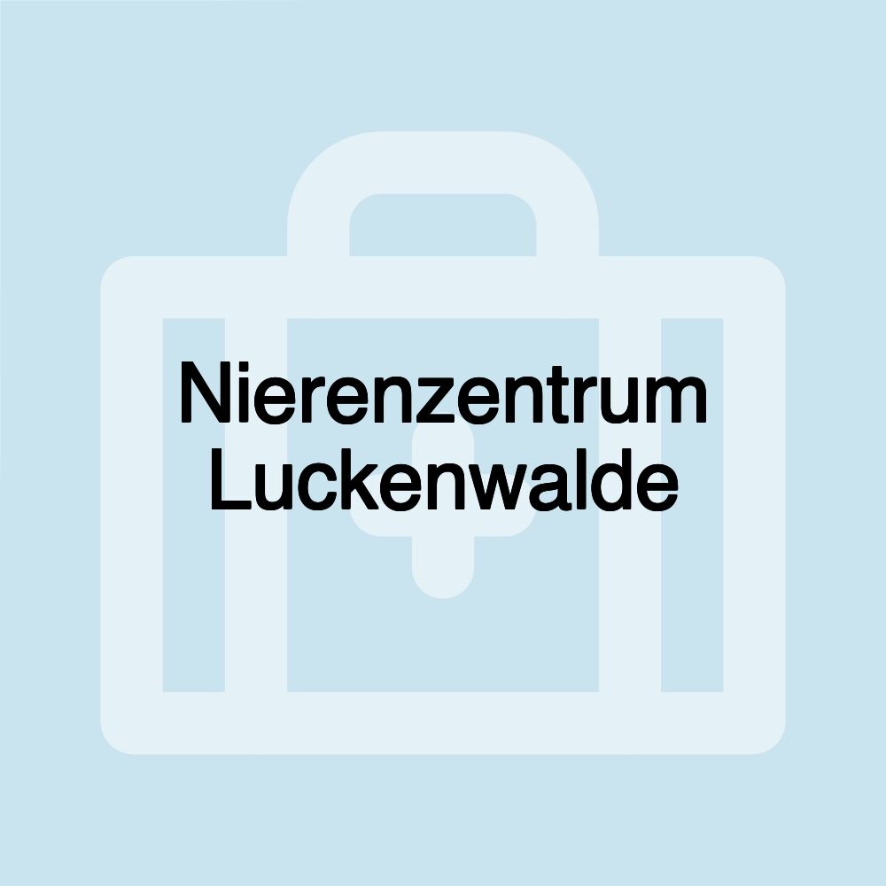 Nierenzentrum Luckenwalde