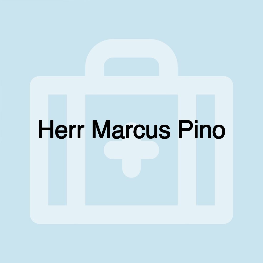 Herr Marcus Pino