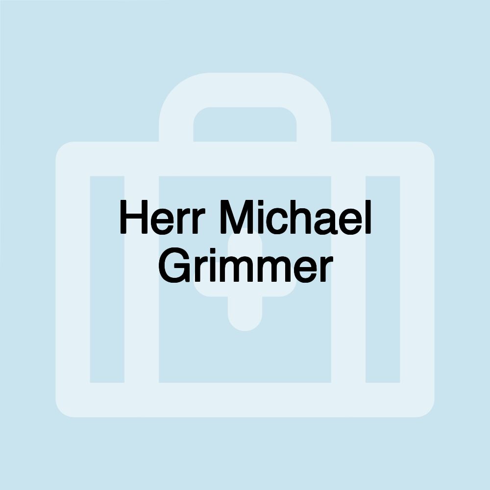 Herr Michael Grimmer