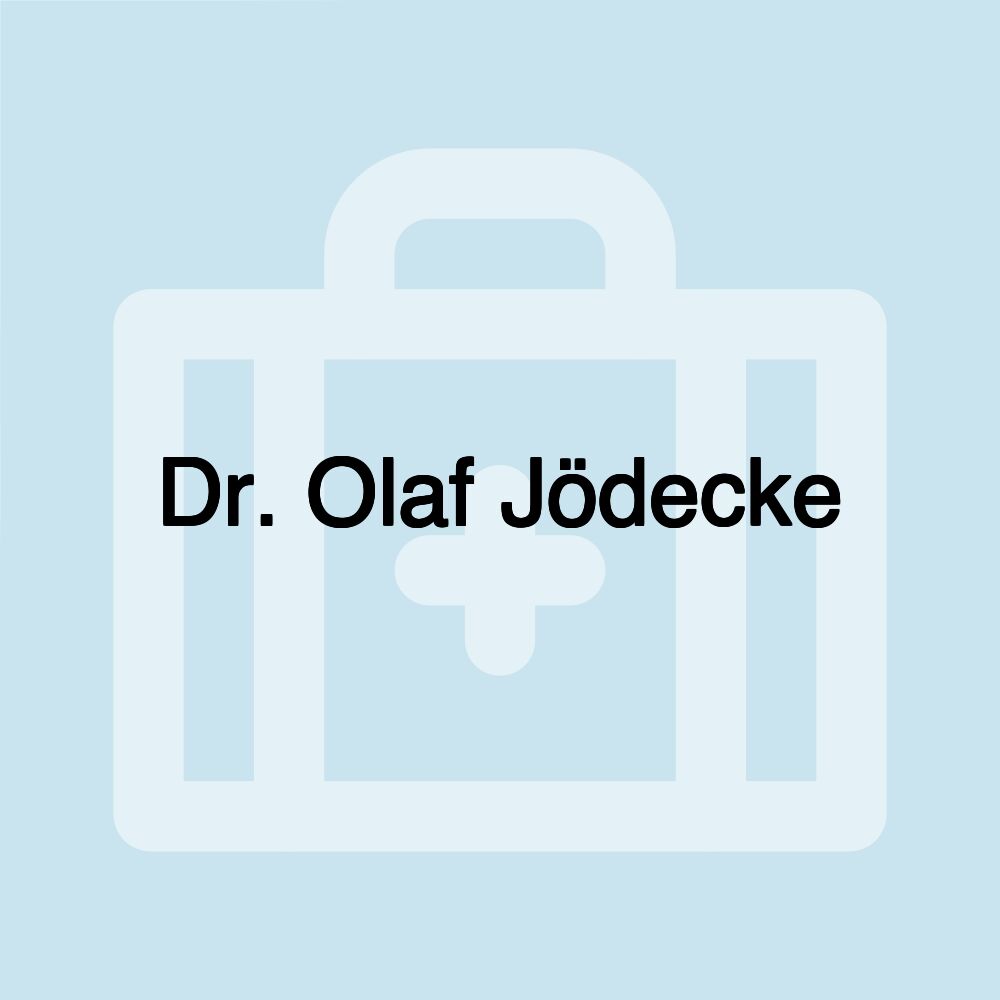 Dr. Olaf Jödecke