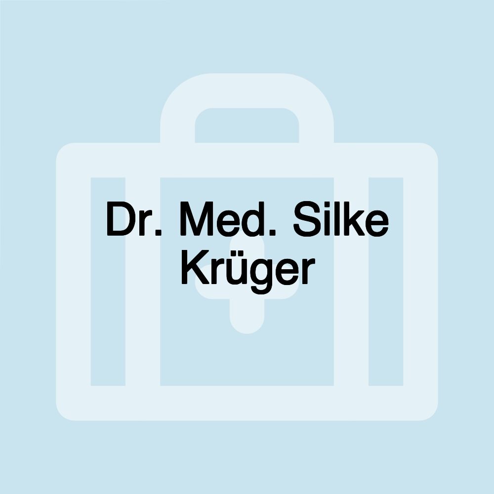 Dr. Med. Silke Krüger