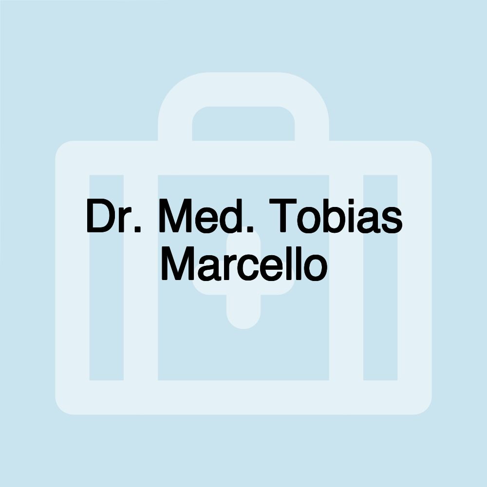 Dr. Med. Tobias Marcello